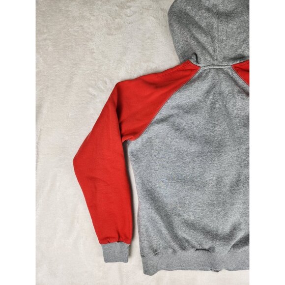 Nike Women's Full Zip Hoodie Size Large Red/Gray Swoosh - Picture 7 of 15
